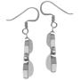 Silvershake Genuine Rainbow Moonstone Sterling Silver Victorian Inspired Dangle Earrings