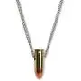 9mm Luger Bullet Jewelry Necklace Hand Polished Brass and Copper Finish 9mm Luger Bullet Jewelry Necklace Hand Polished Brass and Copper Finish