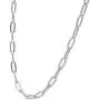 Paperclip Chain Necklace Sterling Silver, Paperclip Necklace for Women, Fashion Necklaces for Women, 925 Rhodium Oval Chain Link Necklace, 2.5MM - 5.5MM, Made In Italy, Next Level Jewelry