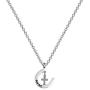 BAUNA Horse Gift Jewelry Good Luck Horseshoe Pendant Necklace with Cross Charm for Cowgirl Cowboy