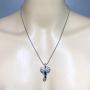 Jewelry Scorpion Scorpio Zodiac Horoscope Amulet pewter silver pendant necklace Charm w Silver Ball Chain