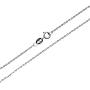 Wellme Sterling Silver 1mm/1.5mm/2mm Gliding Rolo Cable Chain Necklace 16’’-40’’