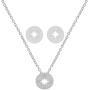 Compass Stud Earrings Necklace Set, Friendship Compass Necklace for Women, I’d Be Lost Without You Friendship Necklace, Compass Jewelry