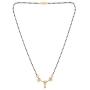 Efulgenz Indian Bollywood Traditional Gold Plated American Diamond CZ Mangalsutra Pendant Necklace Jewelry for Women