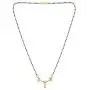 Efulgenz Indian Bollywood Traditional Gold Plated American Diamond CZ Mangalsutra Pendant Necklace Jewelry for Women Efulgenz Indian Bollywood Traditional Gold Plated American Diamond CZ Mangalsutra Pendant Necklace Jewelry for Women