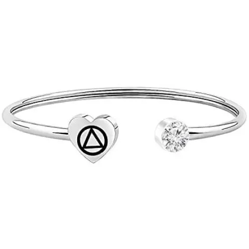 AKTAP Alcoholics Anonymous NA Cuff Bracelet Narcotics Anonymous Jewelry Alcoholics Anonymous Gifts for Sober Sobriety AKTAP Alcoholics Anonymous NA Cuff Bracelet Narcotics Anonymous Jewelry Alcoholics Anonymous Gifts for Sober Sobriety