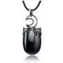 MANIFO Natural Quartz Crystal Stone Necklace Reiki Healing Gemstone Pendant Necklace Jewelry for Women Men MANIFO Natural Quartz Crystal Stone Necklace Reiki Healing Gemstone Pendant Necklace Jewelry for Women Men