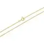 In Season Jewelry 18k Gold Plated Simulated Azabache Evil Eye Protection Necklace for Kids 16''