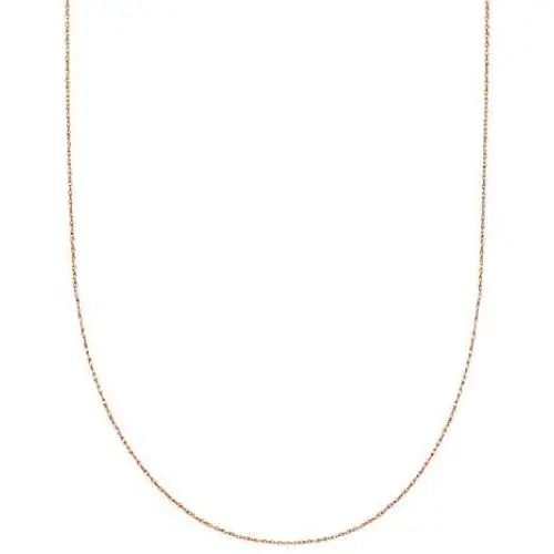 10k Rose Gold Rope Chain Necklace, 0.5mm 10k Rose Gold Rope Chain Necklace, 0.5mm