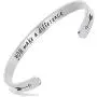 Inspirational Bracelets for Women Personalized Engraved Mantra Cuff Bangle Friend Encouragement Gift for Her Inspirational Bracelets for Women Personalized Engraved Mantra Cuff Bangle Friend Encouragement Gift for Her