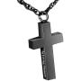 XIUDA Jewelry Cross Urn Necklace Pendant Memorial Ash Jewelry for mom & dad