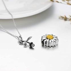 Personalized 925 Sterling Silver Name Urn Bar Disc Necklace Keepsake Ashes Cremation Hair Memorial Jewelry Custom Engraved Message Locket with Cubic Zirconia