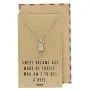 Quan Jewelry Gifts for Mom, Funny Gifts, Cheese Grater Necklace on Funny French Quote Card, Birthday, Valentines Presents