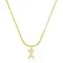 Ladiery Letter Chain Necklace for Women Girls Snake Chain Choker Necklaces Initial Pendant Necklace Dainty Jewelry Gift