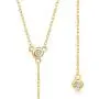 GELIN 14k Yellow Gold 0,02 ct Diamond Teardrop Pendant Y Necklace for Women, Surprise Fine Jewellery ,18 inch GELIN 14k Yellow Gold 0,02 ct Diamond Teardrop Pendant Y Necklace for Women, Surprise Fine Jewellery ,18 inch