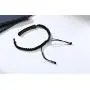 PJ Jewelry Personalized Customized Woven Cord Cremation Cube Urn Adjustable Bracelet Memorial Ashes Holder Keepsake