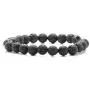 Fusamk Religious Christian Cross Link Bracelet Lava Rock Essential Oil Diffuser Bracelet