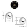 SOLIDGOLD - 14K Gold Filled 5mm Ball Stud Earrings 2-3 pair set | Yellow, Rose & White Gold
