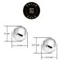 SOLIDGOLD - 14K Gold Filled 5mm Ball Stud Earrings 2-3 pair set | Yellow, Rose & White Gold