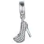 MiniJewelry I Love Reading Open Book Charm, Pave Stiletto Shoe Dangle Charm, Cocktail Wine Glass Charm for Pandora Bracelets