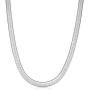 2.9mm Flat Herringbone Chain 925 Sterling Silver Necklace Flat Snake Magic Chain High Polished Solid Flexible Fashion Jewelry for Men or Women