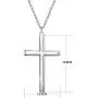Mens S925 Sterling Silver Cross Pendant Necklace 24 Inches Silver Chain Mens S925 Sterling Silver Cross Pendant Necklace 24 Inches Silver Chain