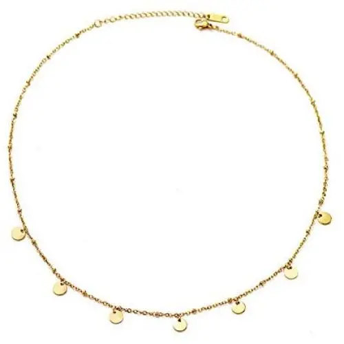 YBMYCM Choker Necklace for Women Girls Personalized Star Butterfly Circle Pendant Necklaces Jewelry Gifts