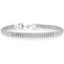Miabella 925 Sterling Silver Italian 5mm Mesh Link Chain Bracelet for Women, 6.5, 7, 7.5, 8 Inch Made in Italy