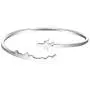 BAUNA World Travel Airplane Bracelet Pilot Gift Open Cuff Bangle Bracelet Aviation Jewelry Flight Attendant Gift