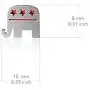 Dayna Designs Elephant Pendant Necklace - Enamel - Sterling Silver Jewelry Small for Women/Girls