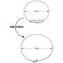 Luvalti Grandma Nana Love Heart Charm Bracelet Adjustable Bangle Gift for Women