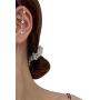 Ear Wrap Earrings - Elegant Crystal Craved Gold-tone Crawler Hook Earrings Classic Rhinestone Piercing Ear Cuff for Women Girls Wedding Delicate Wire Needle Studs Earrings