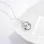 Bellrela 925 Sterling Silver Ocean Wave Pendant Necklace