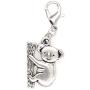 Koala Bear Clip on Charm Perfect for Necklaces and Bracelets 102Ag
