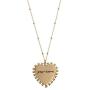 Betsey Johnson Long Heart Necklace