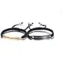 Personalized Gift Custom Engraving His Hers Couples Stainless Steel Nameplate Bar Bracelets Set for Men Women Personalized Gift Custom Engraving His Hers Couples Stainless Steel Nameplate Bar Bracelets Set for Men Women