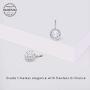 missaqua Swarovski Crystal Earrings for Women Round Leverback Drop Pierced Earrings Jewelry Gifts for Her