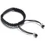 XUANPAI Custom Free Engraving Handmade Braided Rope Medical Alert ID Bracelet Emergency Wristband for Men Women,Adjustable