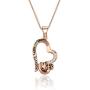 HOLLP Sloth Jewelry Dont Hurry Be Happy Sloth Necklace Heart Shape Necklace Sloth Charm Necklace for Sloth Lovers Impulsive People