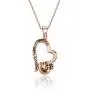 HOLLP Sloth Jewelry Dont Hurry Be Happy Sloth Necklace Heart Shape Necklace Sloth Charm Necklace for Sloth Lovers Impulsive People