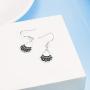 WINNICACA Sterling Silver rbg Dissent Collar Earrings Dangle Drop Jewelry Gifts for Women Fan of Ruth Bader Ginsburg