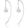 Pearl Dangle Hook Earrings Freshwater Cultured White Pearl Fishhook Earrings Sterling Silver Drop Earrings Jewelry Gifts for Women Girls Wife Pearl Dangle Hook Earrings Freshwater Cultured White Pearl Fishhook Earrings Sterling Silver Drop Earrings Jewelry Gifts for Women Girls Wife