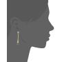 Downton Abbey Linear Crystal Post Top Drop Earrings