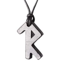 Keled Rocks Raidho Rune Necklace Shungite Viking Pendant Black for: Men Women Children Kids Boy Girl Shungites Car Rearview Mirror