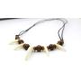 Scddboy Caveman Necklace,Bone Tooth Necklace for men