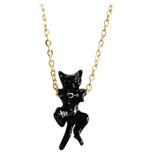 COLORFUL BLING Cute Tiny Lovely Vivid Kitty cat Choker Pendant Necklace for Women Girl Kids Gifts Jewelry