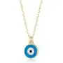 GELIN Evil Eye Pendant Necklace in 14k Solid Gold, Cute Jewelry for Women, Teens GELIN Evil Eye Pendant Necklace in 14k Solid Gold, Cute Jewelry for Women, Teens