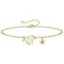 MONOOC Horse Gifts for Girls Bracelets, Dainty Gold Horse Bracelets for Women Charm Bracelets Horse Themed Gifts for Horse Lover Children Women Initial Heart Letter Horse Bracelets Jewelry
