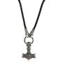 LANGHONG Norse Viking Thor Hammer Necklace Mjolnir Necklace for Men Talisman Jewelry