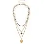 ZWGYS Evil Eye Necklace Gold Layered Necklace for Women Long Necklaces Gold Choker Necklaces Y Shape Pendant Necklace Multilayer BlueEye Necklace